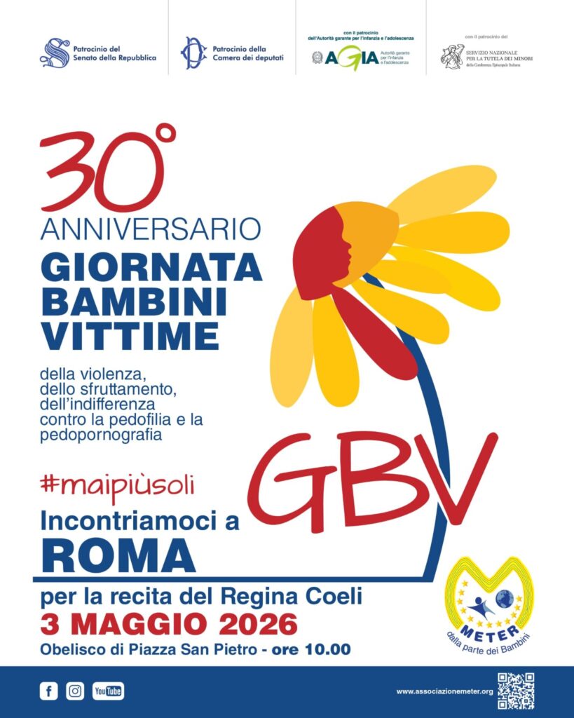 30esima Giornata Bambini Vittime 