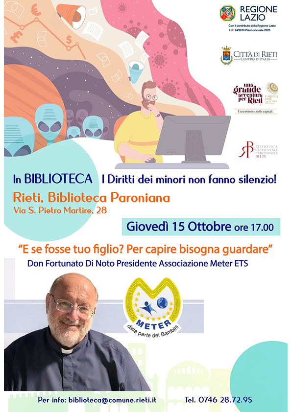 Rieti 15 ottobre 2026 Don Fortunato Di Noto